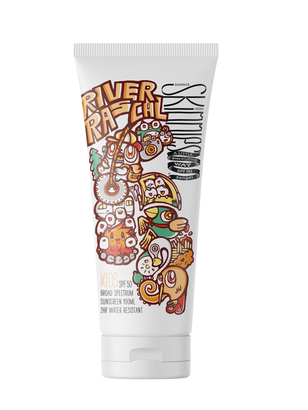 Skinnies Kids SPF50 100ml - River Rascal